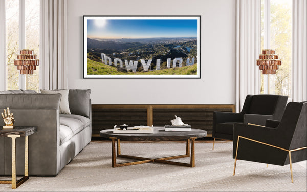 Wall decor of the iconic Hollywood sign fine art photography