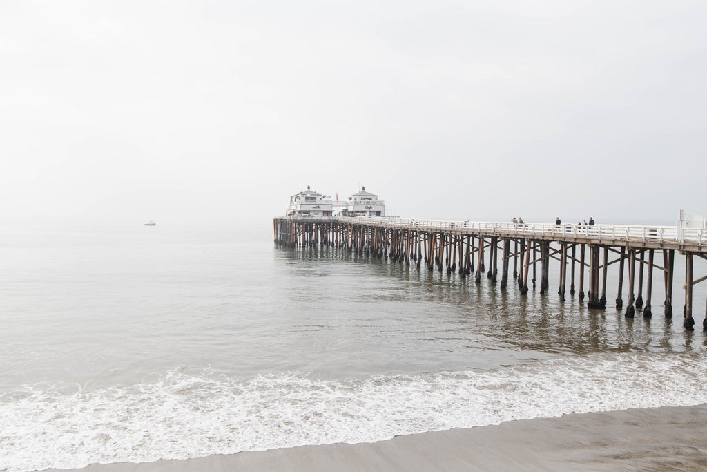 Coastal and beach art photography prints Malibu Pier