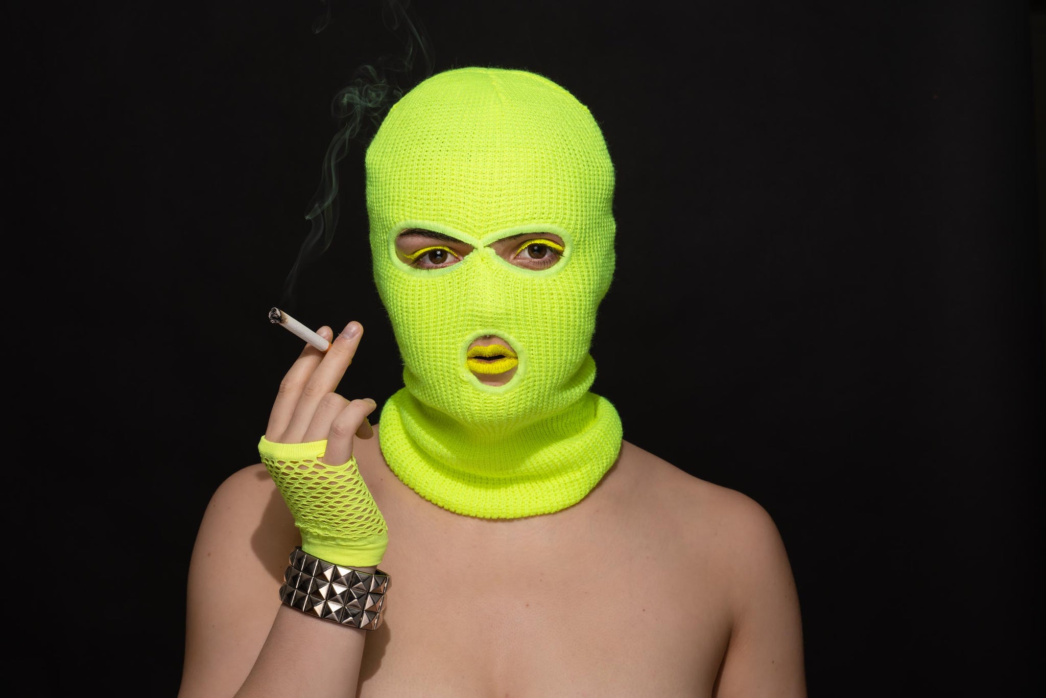Punk Pop!- Yellow Cigarette - Korbin Bielski Fine Art