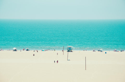 Photography of Santa Monica beach and ocean fine art photography